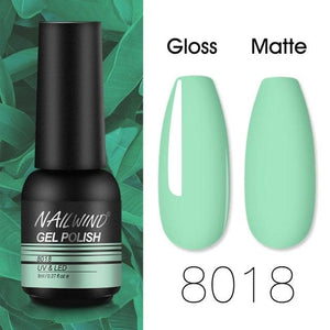 Colorful Glossy Gel Nail Polish 8ml Modern Permanent UV LED Nails Gel Luxury Fashion For Women and Girls Shine Design