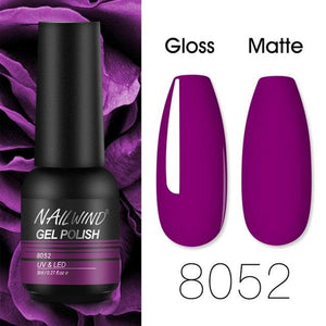 Colorful Glossy Gel Nail Polish 8ml Modern Permanent UV LED Nails Gel Luxury Fashion For Women and Girls Shine Design