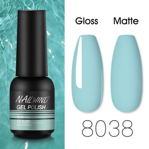 Colorful Glossy Gel Nail Polish 8ml Modern Permanent UV LED Nails Gel Luxury Fashion For Women and Girls Shine Design