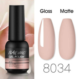 Colorful Glossy Gel Nail Polish 8ml Modern Permanent UV LED Nails Gel Luxury Fashion For Women and Girls Shine Design