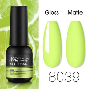 Colorful Glossy Gel Nail Polish 8ml Modern Permanent UV LED Nails Gel Luxury Fashion For Women and Girls Shine Design