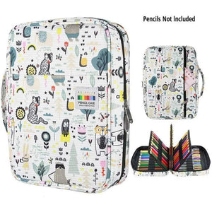 Colorful Large Capacity Pencil Bag Organizer Portable Multilayer Holder  Big Pencil Bag