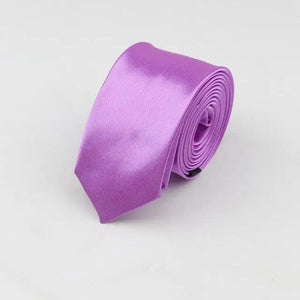 Colorful Men Polyester Slim Men Necktie Simple Design Party Necktie Wedding And Daily Wear Neck Ties