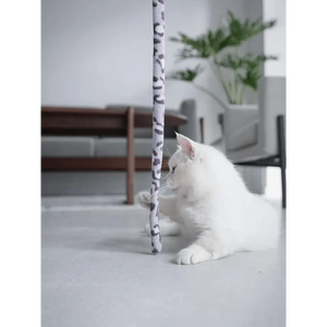 Colorful Rod Wand Feather Teaser Exerciser For Cats Soft Funny Interactive Toy For Pets Cute Cat Accessories