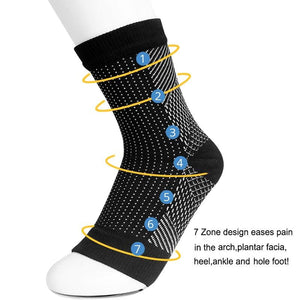 Comfort Foot Anti Fatigue Women Compression Socks Sleeve Elastic Men's Socks Women Relieve Swell Ankle Socks Ankle Compression Socks for Plantar Fasciitis Compression Socks For Men And Women