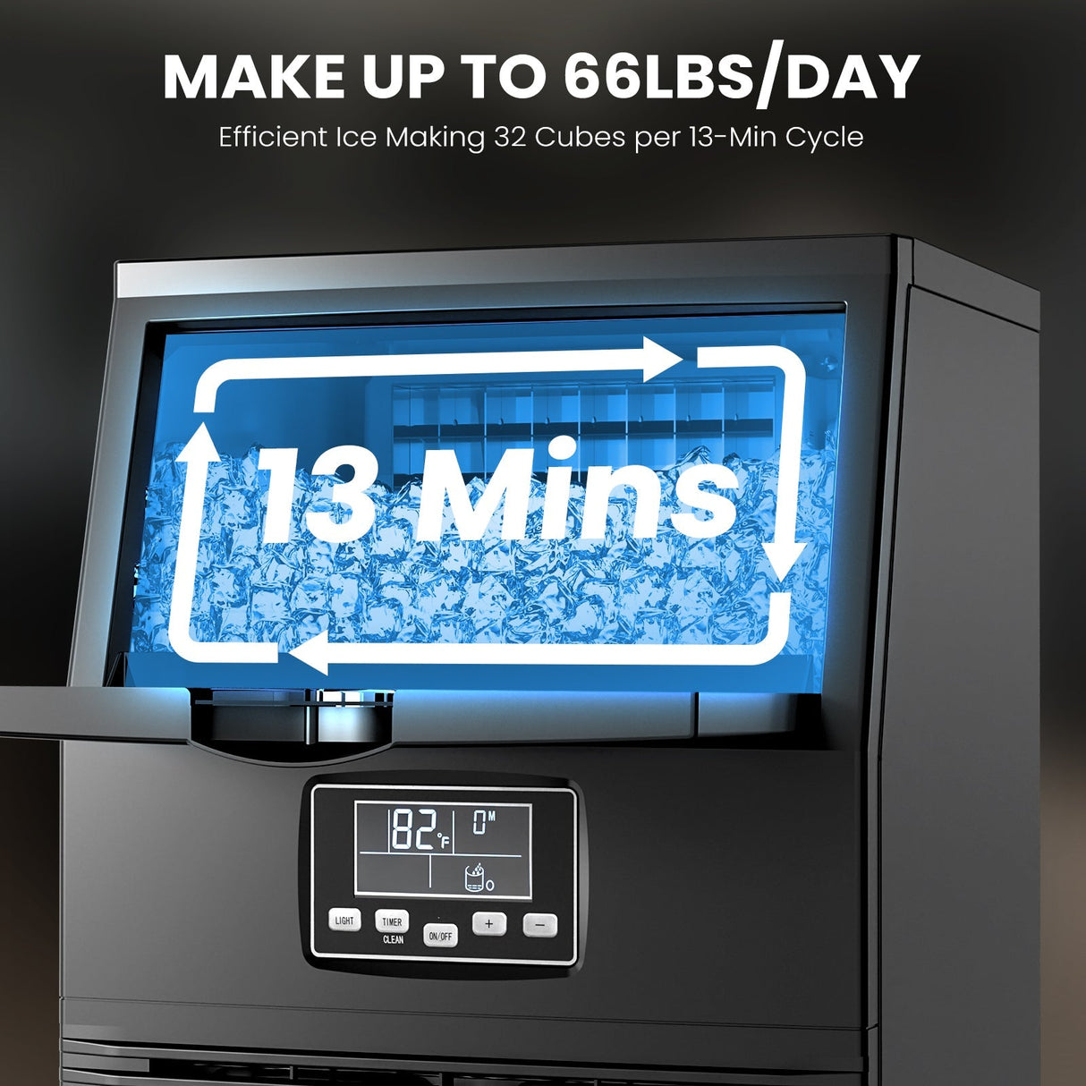 Commercial Ice Maker 80 lbs\66 lbs