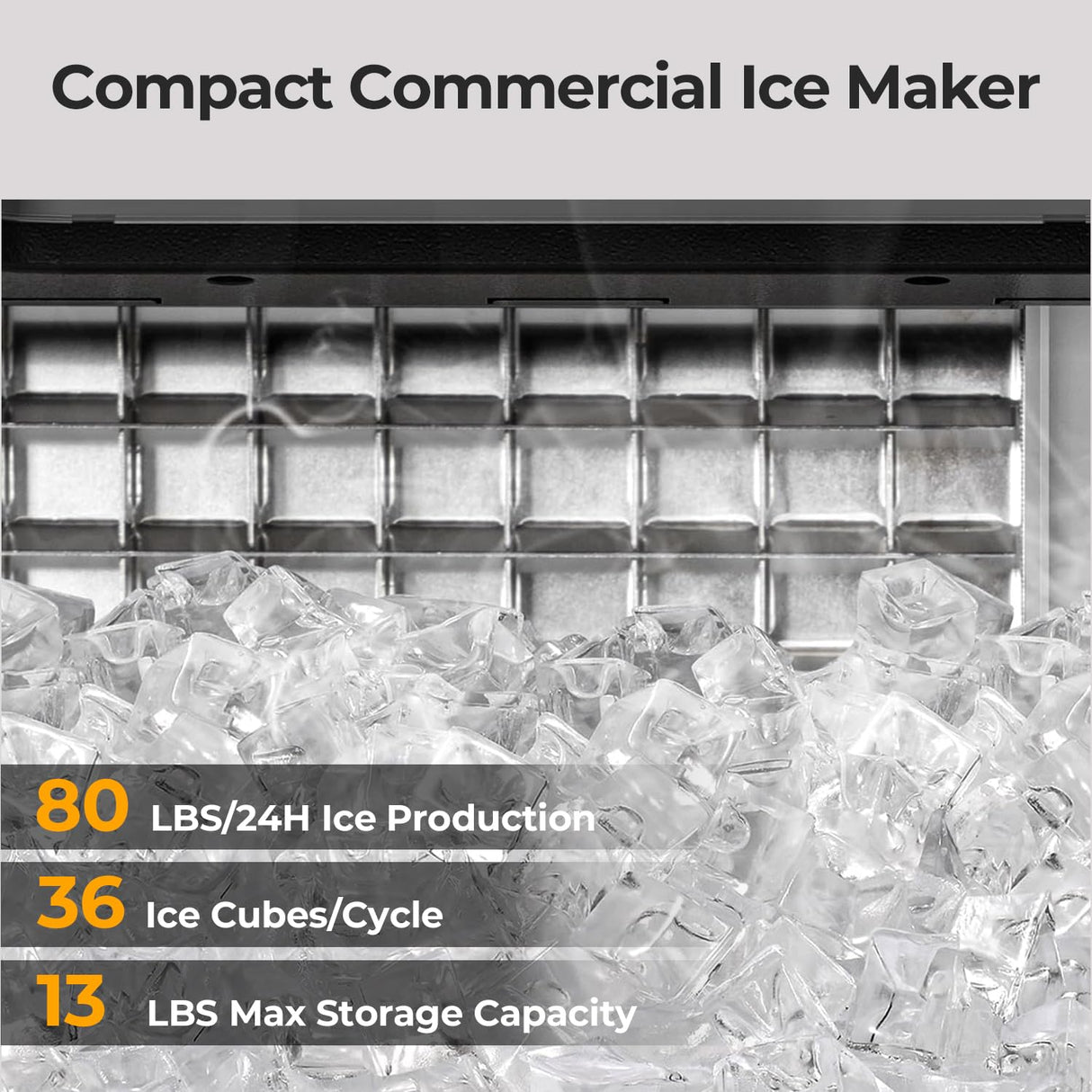Commercial Ice Maker 80 lbs\66 lbs