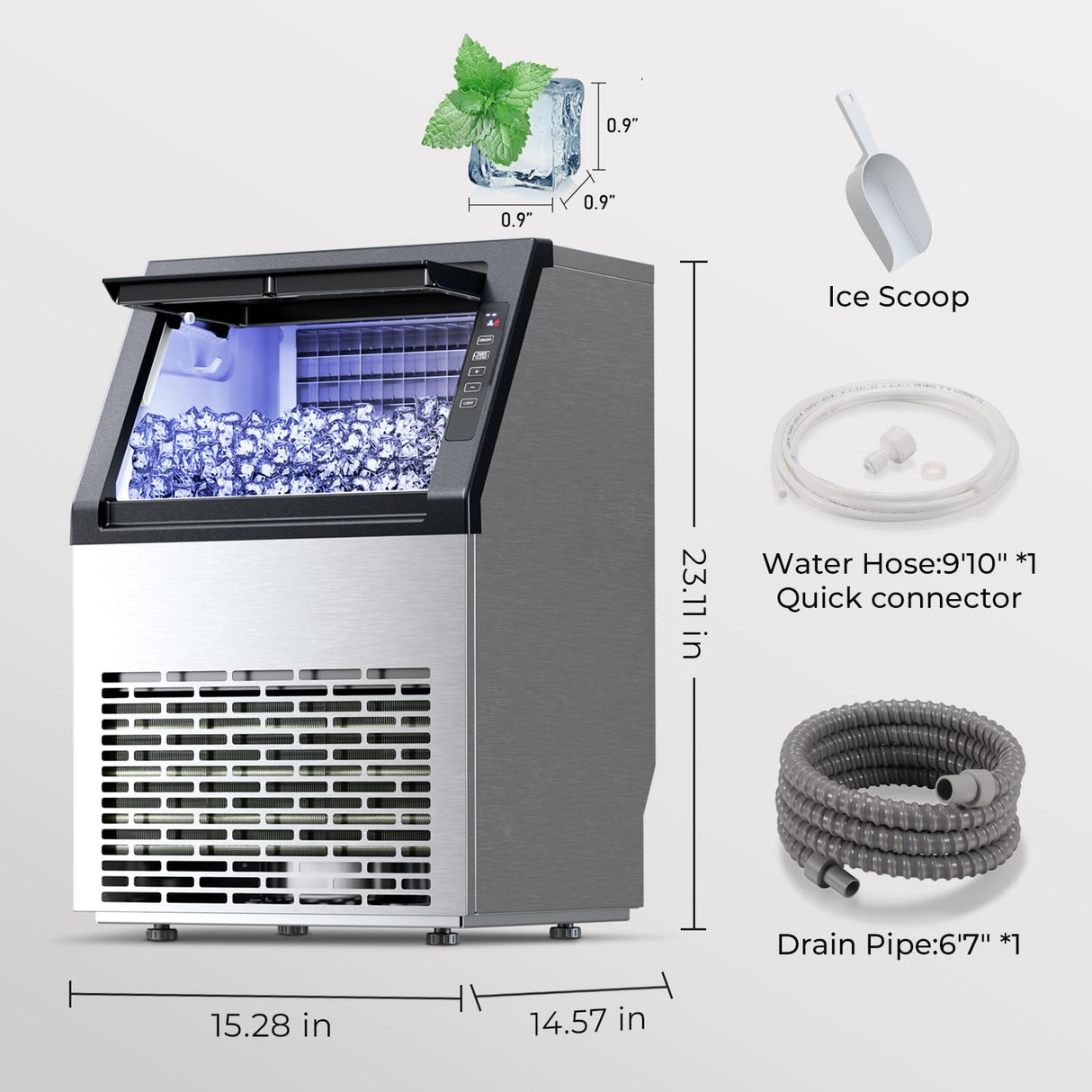 Commercial Ice Maker 80 lbs\66 lbs