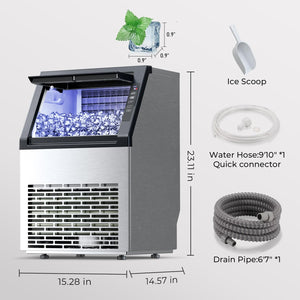 Commercial Ice Maker 80 lbs\66 lbs