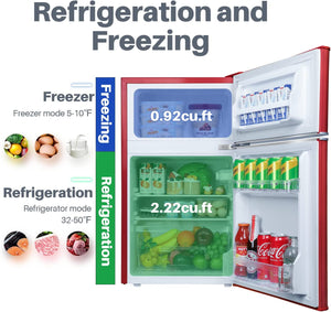 Compact Refrigerator with Freezer F6893