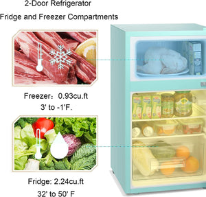 Compact Refrigerator with Freezer F6893