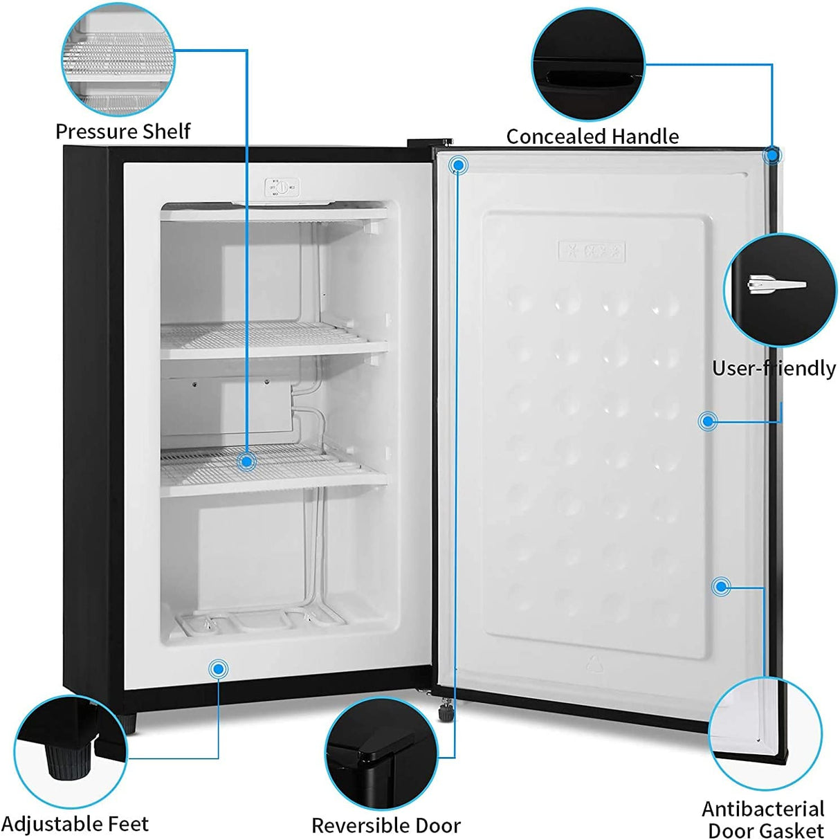 Compact Upright Freezer D6835