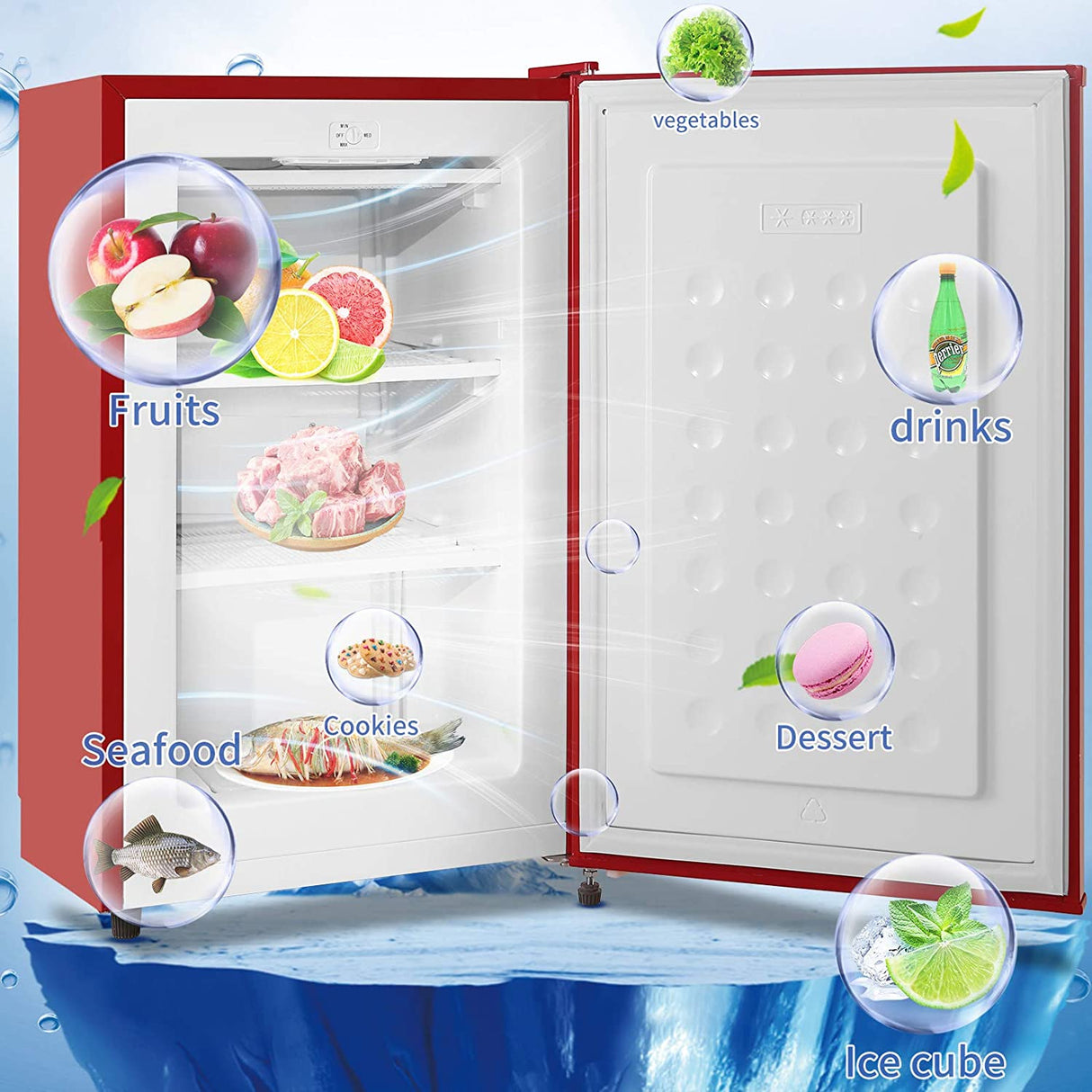 Compact Upright Freezer D6835