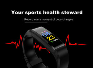 Connected Child Smart Sport Watch For Girls Boys Students Wrist Clock Electronic LED Digital Child Wrist Watch Fitness Tracker With Heart Rate Monitor Waterproof Activity Tracker With Sport Modes Sleep Monitor Fitness Watch With Call SMS Reminder