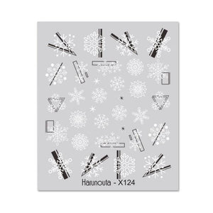 Cool Geometrics Pattern Water Decals Stickers Flower Leaves Slider For Nails Spring Summer Nail Art Decoration Tattoos Women Nail Art Stickers Water Transfer Decals Design Nail Art Supplies Manicure Acrylic Nail Foil Stencils Decorations