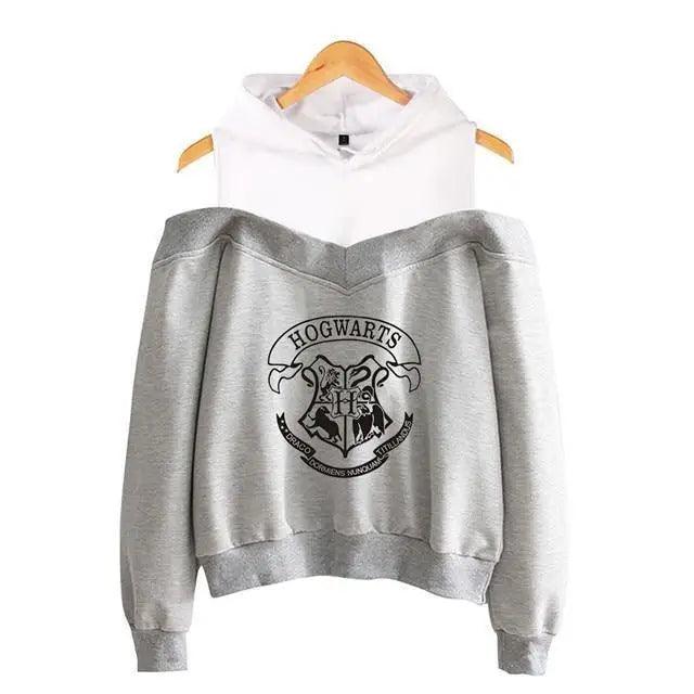 Cool Glasses Printed Hip Hop Off-Shoulder Hoodies Casual Sweatshirt Fashion Hoodie Women Clothing Lightning Scar Glasses Line Drawing Print Hoodie Women Stripes Long Sleeve Hooded Sweatshirts Pullover Pocket Cute Girls School Casual Hoodies