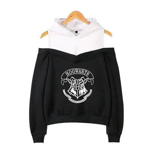 Cool Glasses Printed Hip Hop Off-Shoulder Hoodies Casual Sweatshirt Fashion Hoodie Women Clothing Lightning Scar Glasses Line Drawing Print Hoodie Women Stripes Long Sleeve Hooded Sweatshirts Pullover Pocket Cute Girls School Casual Hoodies