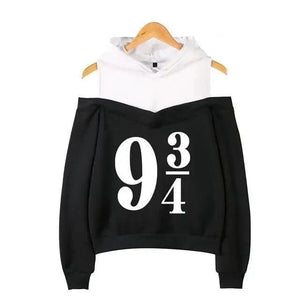 Cool Glasses Printed Hip Hop Off-Shoulder Hoodies Casual Sweatshirt Fashion Hoodie Women Clothing Lightning Scar Glasses Line Drawing Print Hoodie Women Stripes Long Sleeve Hooded Sweatshirts Pullover Pocket Cute Girls School Casual Hoodies