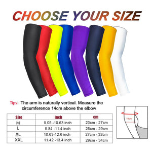 Cooling Arm Sleeves For Men Women Outdoor UV Protection Sports Sleeves For Basketball Football Volleyball Cycling  UV Protection Cooling Arm Sleeves Sunblock Long Sun Sleeves Hands Arm Covers Long Sleeve For Outdoor Activity