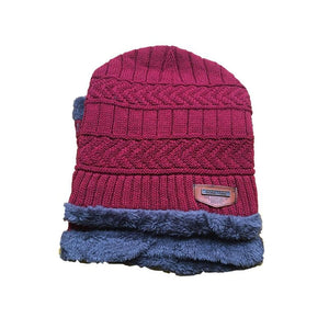 Coral Fleece Scarf Winter Hat Soft Men Beanie Warm Hat Knit Letter Double Layer Cap Gorgas Bonnet Knitted Hat Set Outdoor Sport Warm Beanies Hat For Men Knitted Hats Bandana Hiking Camping Kid Neck Warmer Cap