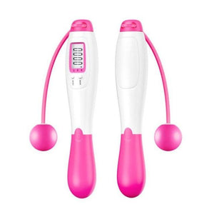 Cordless Electronic Skipping Rope Gym Fitness Cordless Skipping Smart Jump Rope With LCD Screen Counting Speed Skipping Rope With Calorie Counter Adjustable Digital Weighted Jumping Rope For Fitness Exercise Cordless Jump Rope Suitable For Women