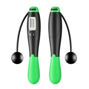 Cordless Electronic Skipping Rope Gym Fitness Cordless Skipping Smart Jump Rope With LCD Screen Counting Speed Skipping Rope With Calorie Counter Adjustable Digital Weighted Jumping Rope For Fitness Exercise Cordless Jump Rope Suitable For Women