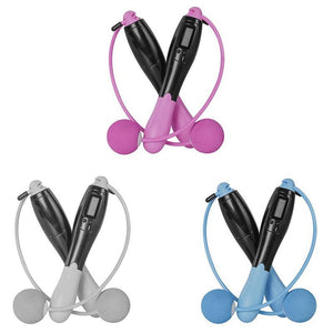 Cordless Jump Ropes Smart Electronic Digital Wireless Skip Rope Calorie Consumption Fitness Body Building Exercise Jumping Rope Calorie Counter For Fitness Exercise Boxing Cordless Skipping Rope For Adults Men Women