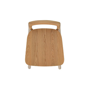Counter Stool with Low Back and Black Iron Footrest