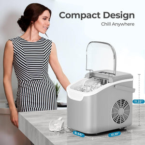 Countertop Ice Maker, 26 lbs/Day ice Production 58012RIM0