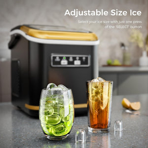 Countertop Ice Maker 9 Bullet Ice Cubes in 6 Mins,  Z5812K