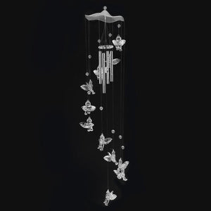 Creative Antique  Wind Bells  Door Hanging Home Decor Silver Wind Chimes Outdoor Yard Garden Tubes Bells Wall Hanging Home Decor Decoration Wind Chimes For Garden Gift Photography Prop