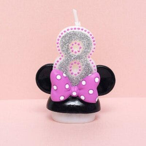 Creative Scented Birthday Weddings Art Candles Digits Cartoon Flameless Candle Cake for Children Gifts Happy Birthday Decoration Children Cute Birthday Cake Candle Party Cake Decoration