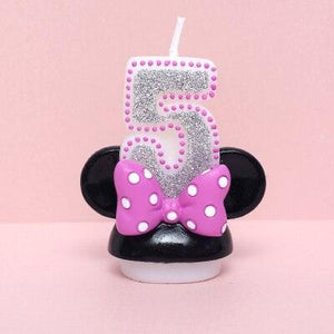 Creative Scented Birthday Weddings Art Candles Digits Cartoon Flameless Candle Cake for Children Gifts Happy Birthday Decoration Children Cute Birthday Cake Candle Party Cake Decoration