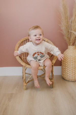Creep It Real Organic Cotton Sweatshirt Romper