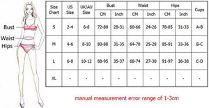 Crochet Bikini Sets Multi Color Knitted Rainbow Striped Off Shoulder Top Bottom Bikini Women's Crochet Striped Lace Up  Shorts Bikini Set 2 PCS Knit Bathing Suit Swimsuit Beachwear Bathing Suit Women Swimsuit
