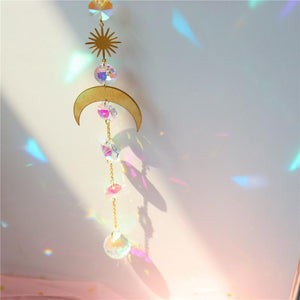 Crystal Dream Wind Chimes Dream Catcher Gifts Wall Hanging Home Decoration Window Wind Spinner OrnamentFor Bedroom Living Room Decoration Creative Girls Gifts Photography