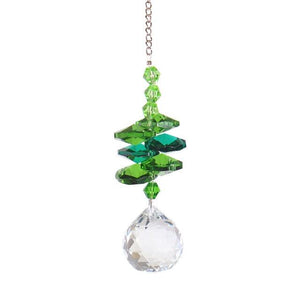 Crystal Garden Sun-catcher Hanging Crystals Prisms Ornament For Window Glass Chandelier Solar Hummingbird Owl Wind Chimes Rainbow Chaser  Garden Hanging  Curtain Pendant Home Decor Gift Boxed Sun Catcher Gift Idea For Mom Friends Grandma Hummingbird