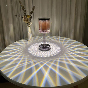 Crystal Table Lamp LED Diamond Touch Bedside Atmosphere Light RGB Remote Control Romantic Night Light Decorative Table Lamp Cute Study Lamps for Bedroom Décor