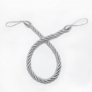 Curtain Tie Backs Gold Handmade Weave Curtain Holder Clip Buckle Rope Home Decorative Room Accessories Curtain Tieback Curtain Handmade Tiebacks Ropes Holdbacks 74CM
