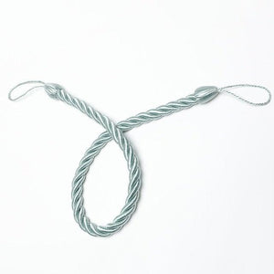 Curtain Tie Backs Gold Handmade Weave Curtain Holder Clip Buckle Rope Home Decorative Room Accessories Curtain Tieback Curtain Handmade Tiebacks Ropes Holdbacks 74CM