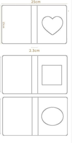 Custom 64 Card Photo Album Mini Collect Book 3 Inch For Polaroid Photo Card Photocard Ring Binder Cover Refillable Notebook Photo Album