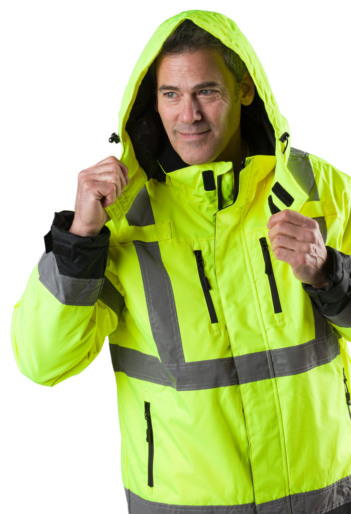 Flash Heated Hi Vis Jacket by Gobi Heat