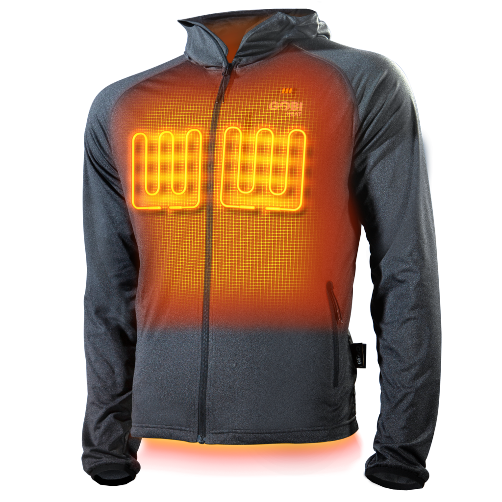 Apex Mens Heated Tech Hoodie by Gobi Heat