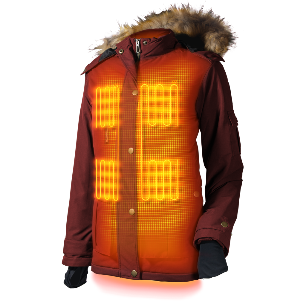 Arcadia Womens Heated Parka by Gobi Heat