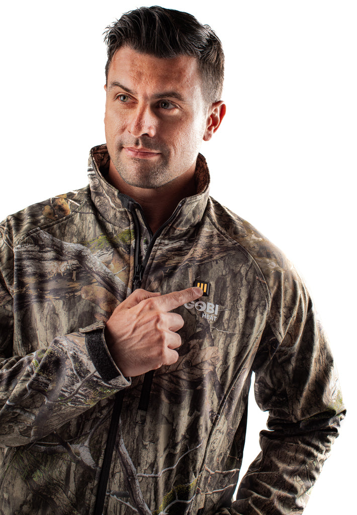 Sahara Heated Hunting Jacket - Mossy Oak® Camo by Gobi Heat