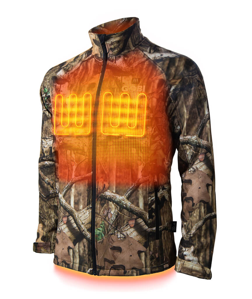 Sahara Heated Hunting Jacket - Mossy Oak® Camo by Gobi Heat