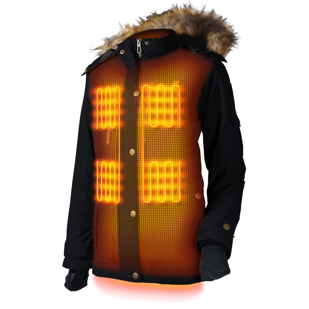 Arcadia Womens Heated Parka by Gobi Heat