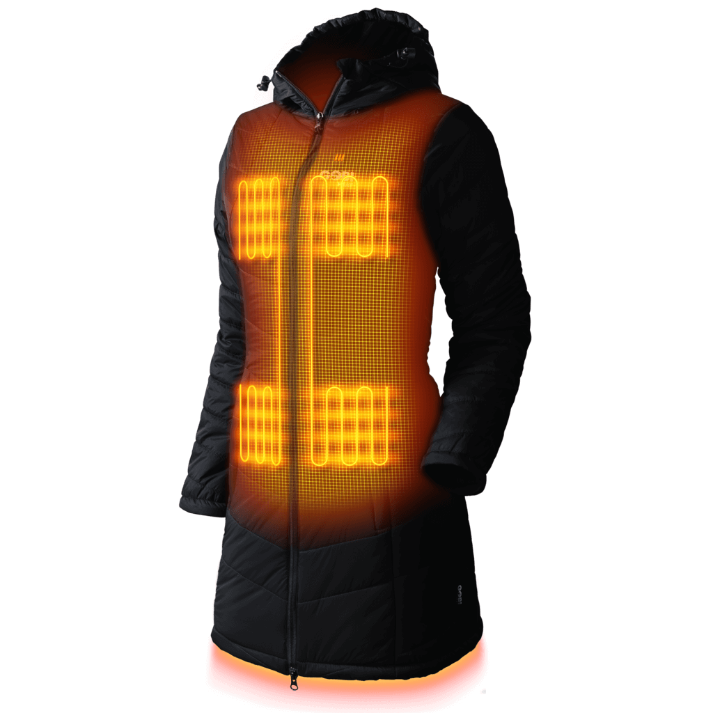 Victoria Womens Heated Coat by Gobi Heat