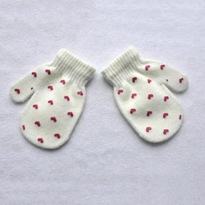 Cute Baby Colorful Thick Warm Gloves For Kids Classic Full Finger Mittens Soft Comfortable Winter Gloves For Children