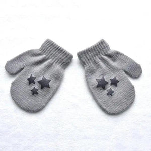 Cute Baby Colorful Thick Warm Gloves For Kids Classic Full Finger Mittens Soft Comfortable Winter Gloves For Children